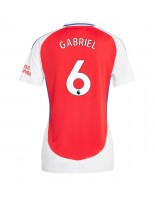 Arsenal Gabriel Magalhaes #6 Domácí Dres pro Dámské 2024-25 Krátký Rukáv